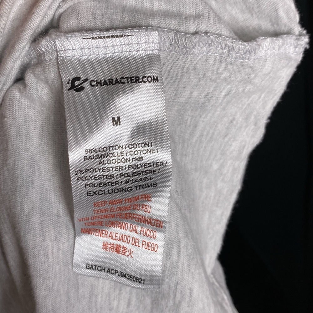 “Marie” from aristocrats light gray shirt sleeve shirt Sz medium - Picture 7 of 7